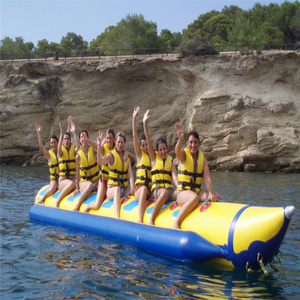 0.6mm PVC wholesale Factory Price Inflatable Water Banana Boat For Sale