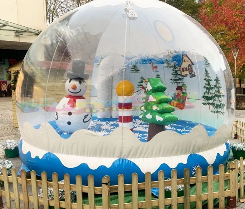 Giant Inflatable Snow Globe Inflatable grottos Human Size blow up Snow Globe rental big inflatable Christmas globe snow