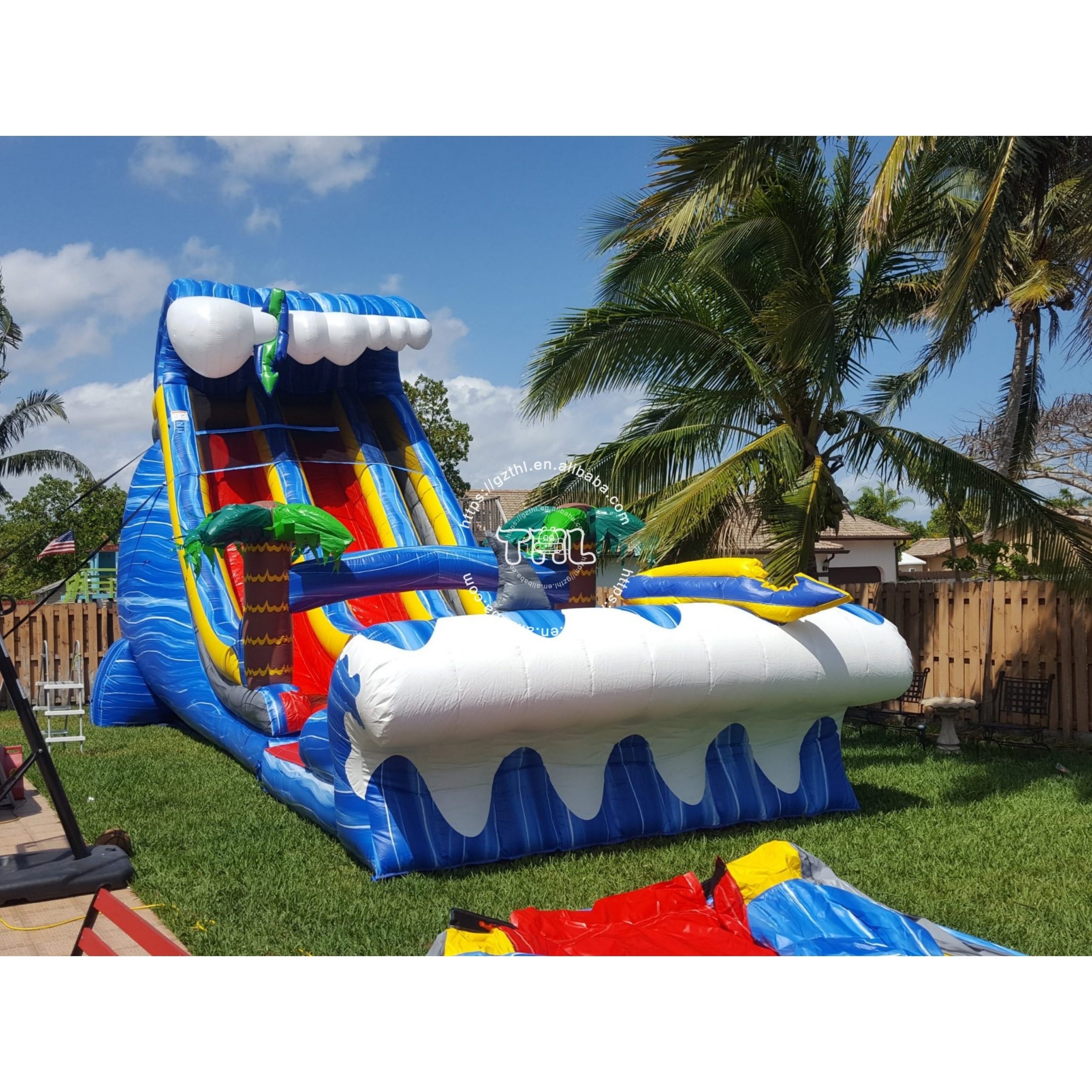 Commercial Inflatable Water Slide For Adults Water Slide For Pool Swimming Pool For Backyard