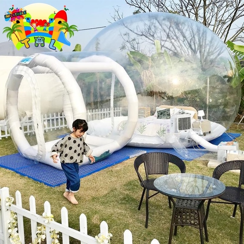 Free Fan Inflatable Bubble House Outdoor Bubble Tent for Camping PVC Bubble Tree Tent/Igloo Tent