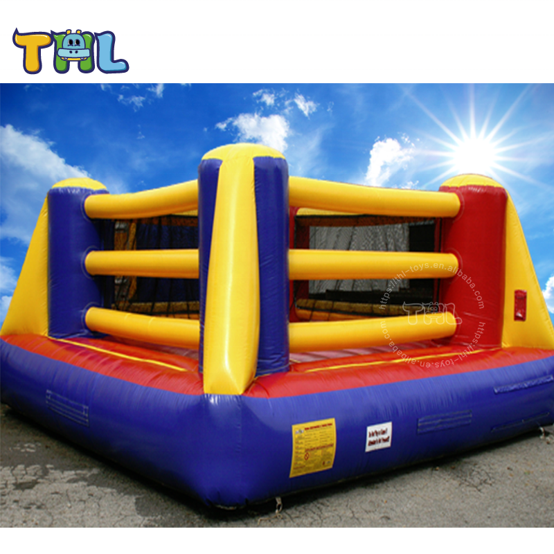 Outdoor area crazy fighting Ring Wrestling game jumper inflatable Boxing Ring Sport Games