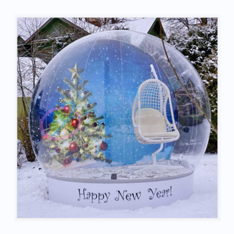 Giant Inflatable Snow Globe Inflatable grottos Human Size blow up Snow Globe rental big inflatable Christmas globe snow