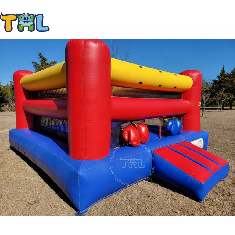 China factory price inflatable fighting pitch kids inflatable boxing rings for sale, inflatable fighting ring boxing sport game