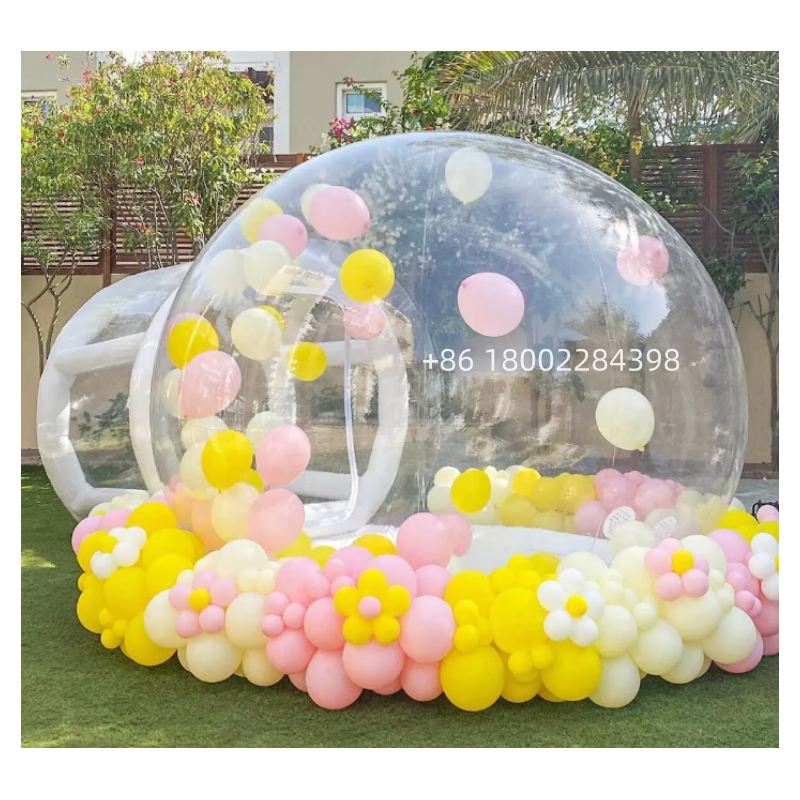 Luxurious wedding party inflatable bubble tents transparent inflatable dome tents outdoor for rental