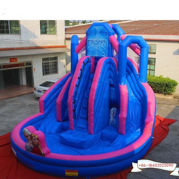 inflatable water slide with pool large water slide swimming pool tube slide