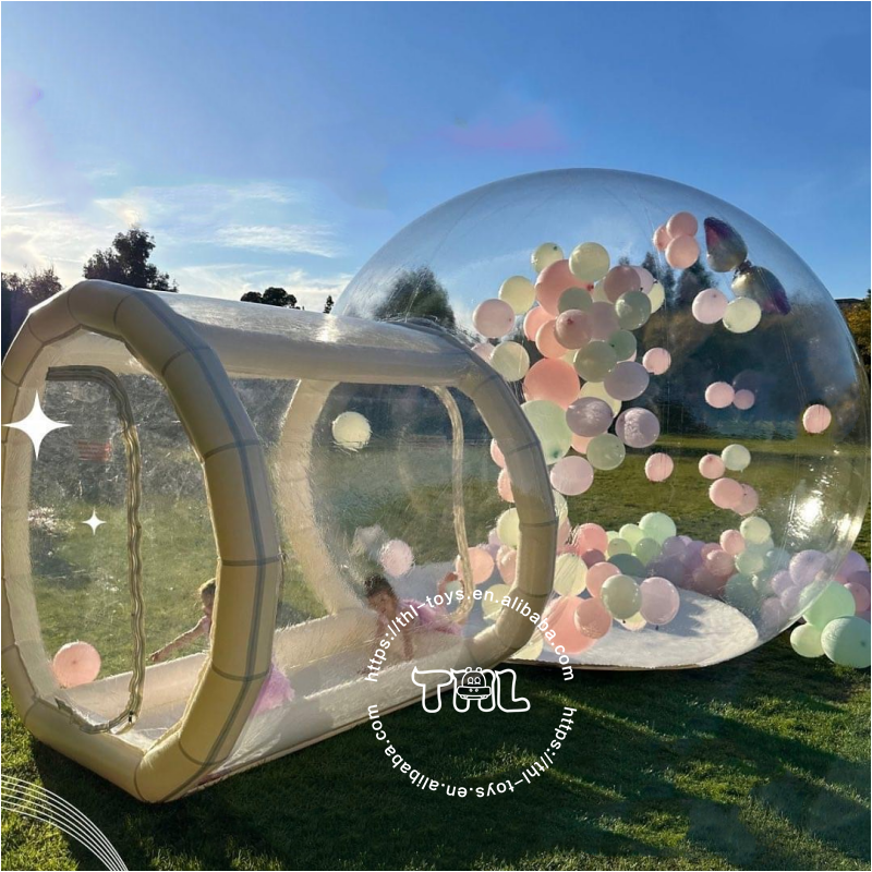 Kids Party Balloons Fun House Giant Clear Inflatable Bubble Tent Transparent Inflatable Bubble Balloons House