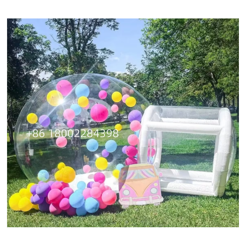 Luxurious wedding party inflatable bubble tents transparent inflatable dome tents outdoor for rental