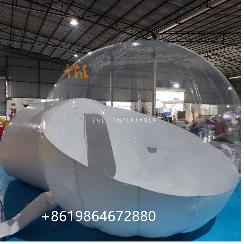 Sale promotion transparent inflatable clear dome tent  inflatable tent air dome inflatable white dome tent