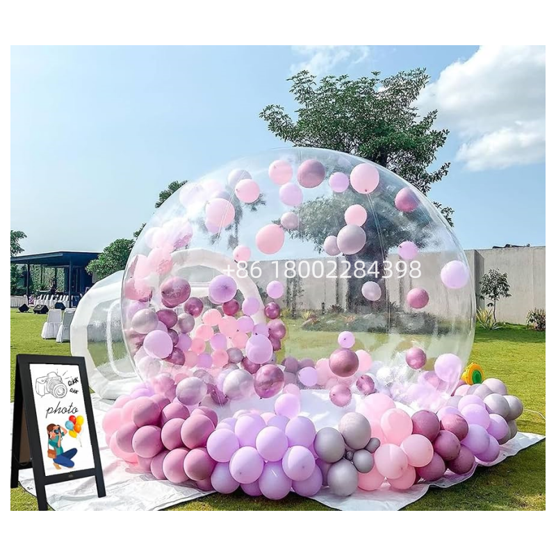 Luxurious wedding party inflatable bubble tents transparent inflatable dome tents outdoor for rental