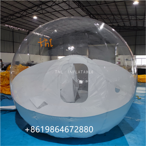 Sale promotion transparent inflatable clear dome tent  inflatable tent air dome inflatable white dome tent