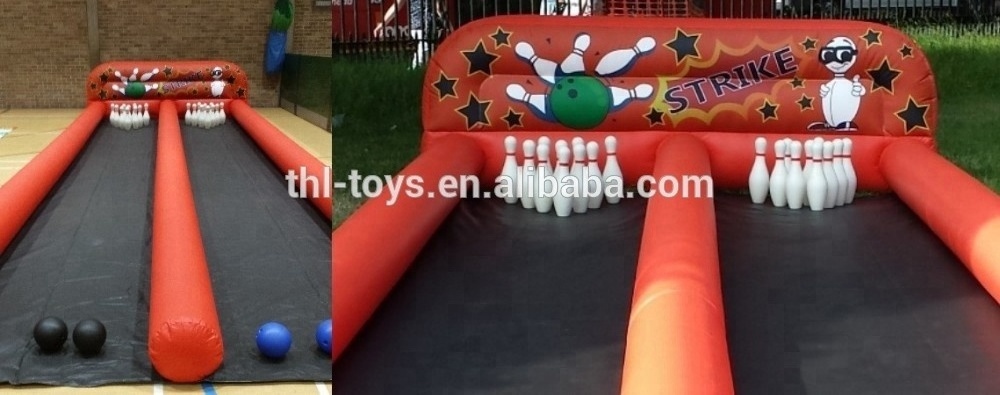 Factory Manufacture High Quality Portable Inflatable Bowling Alley for Sale