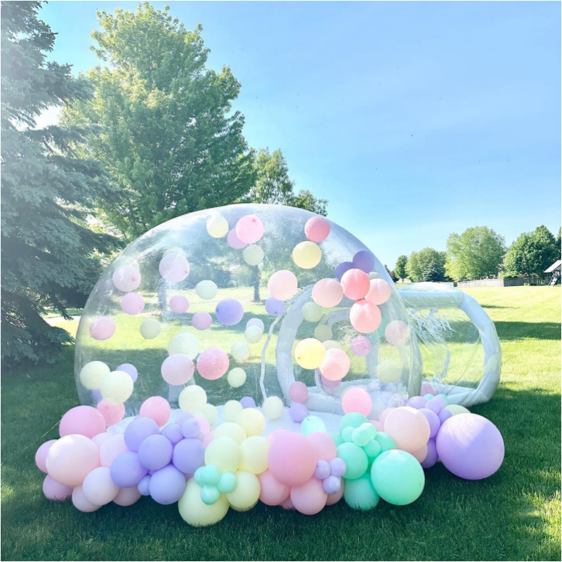 New Style PVC Clear Eco Dome Camping Inflatable transparent bubble tent house for party