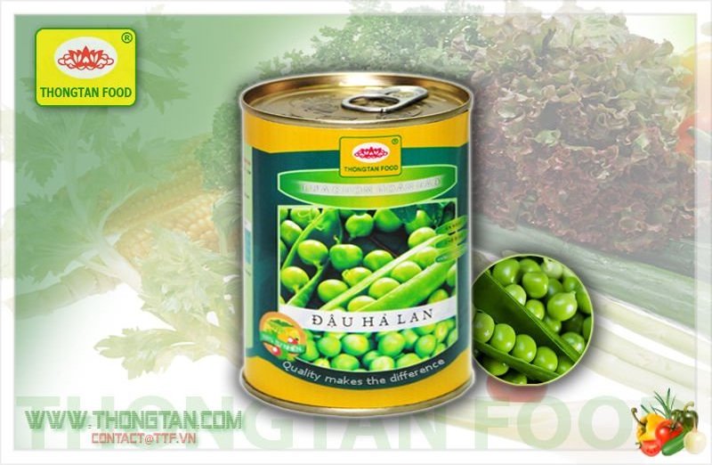 Top quality canned green peas