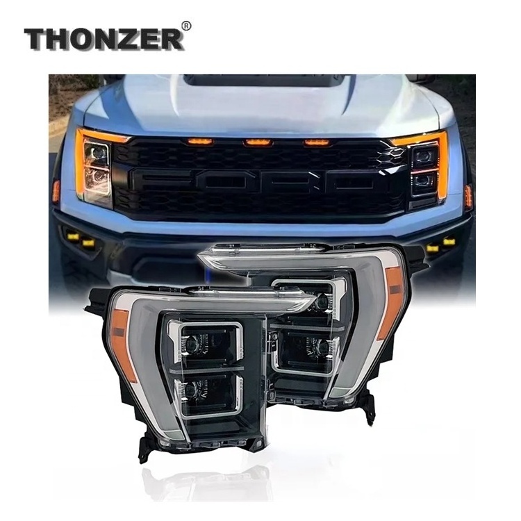 For  Ford F150 Accessories full LED Headlights for Raptor F150 2020-2023 Headlamp