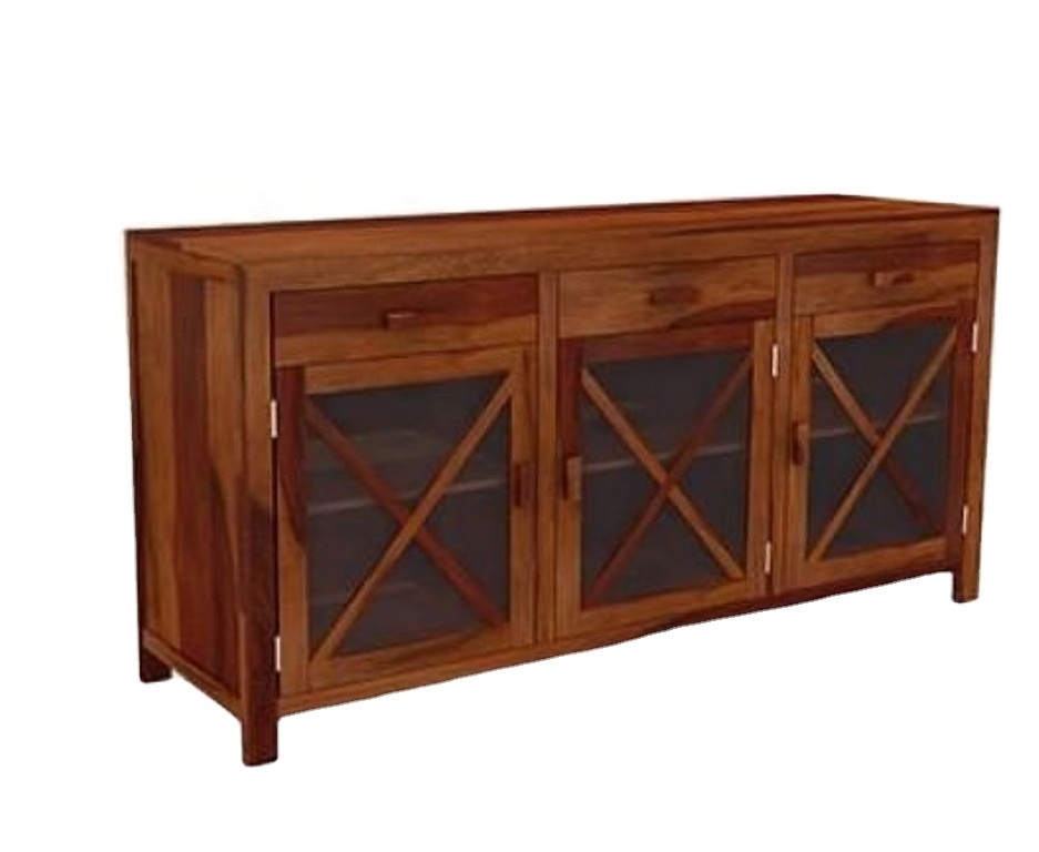 wooden furniture cabinet 3 Door  Kerry Modern and Contemporary 3 Drawers Dark Home Decor cabinet