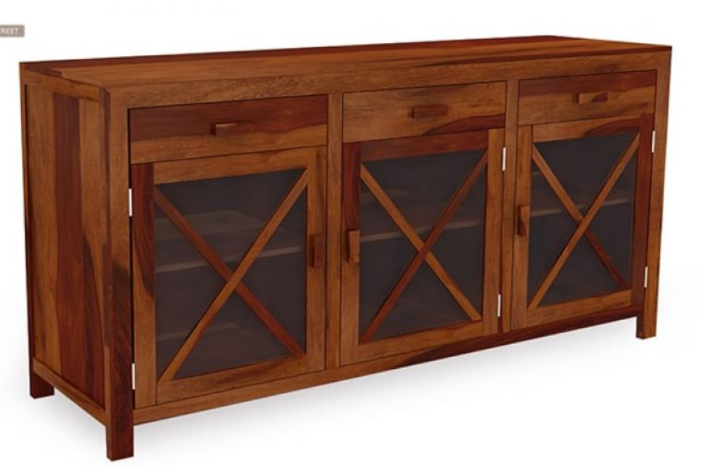 wooden furniture cabinet 3 Door  Kerry Modern and Contemporary 3 Drawers Dark Home Decor cabinet