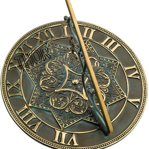 Nautical Antique Brass  Garden Sundial Compass Mom s Garden Sundial Gift for Her Handmade in England Unique Gifts