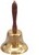 Brass Plated Hand Bell with Wood Handle 11