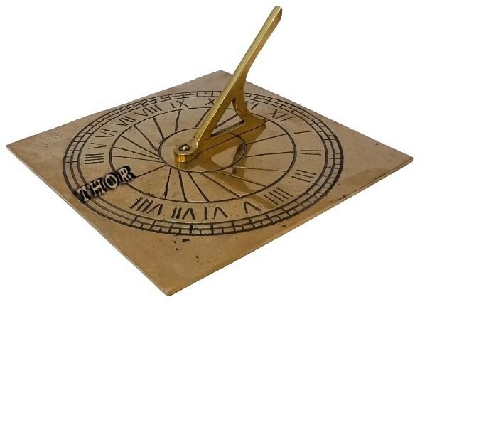 Nautical Sundial from Border Sundials - 8 inch diameter Sundal Brass Sun Garden Antique Sundia Home Decor