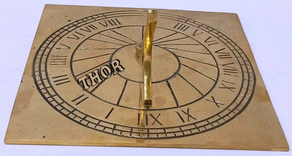 Nautical Sundial from Border Sundials - 8 inch diameter Sundal Brass Sun Garden Antique Sundia Home Decor