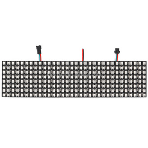 Programmable video ws2812b arrays 8x32 rgb led matrix 5050 flexible panel