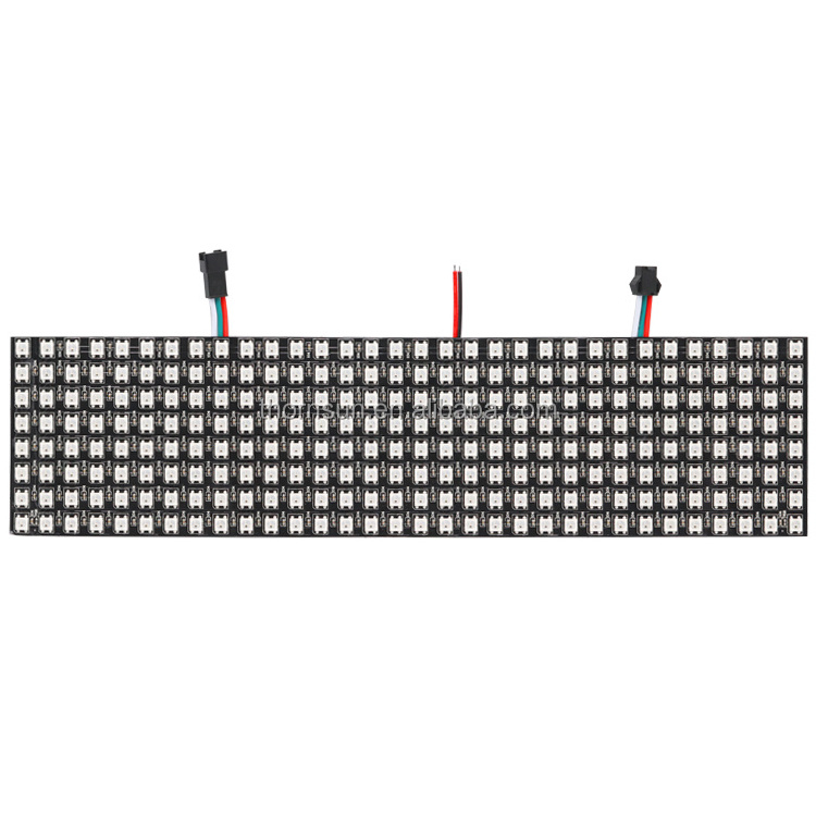 High quality flexible 8x32 led matrix addressable ws2812b p10 rgb led matrix panel