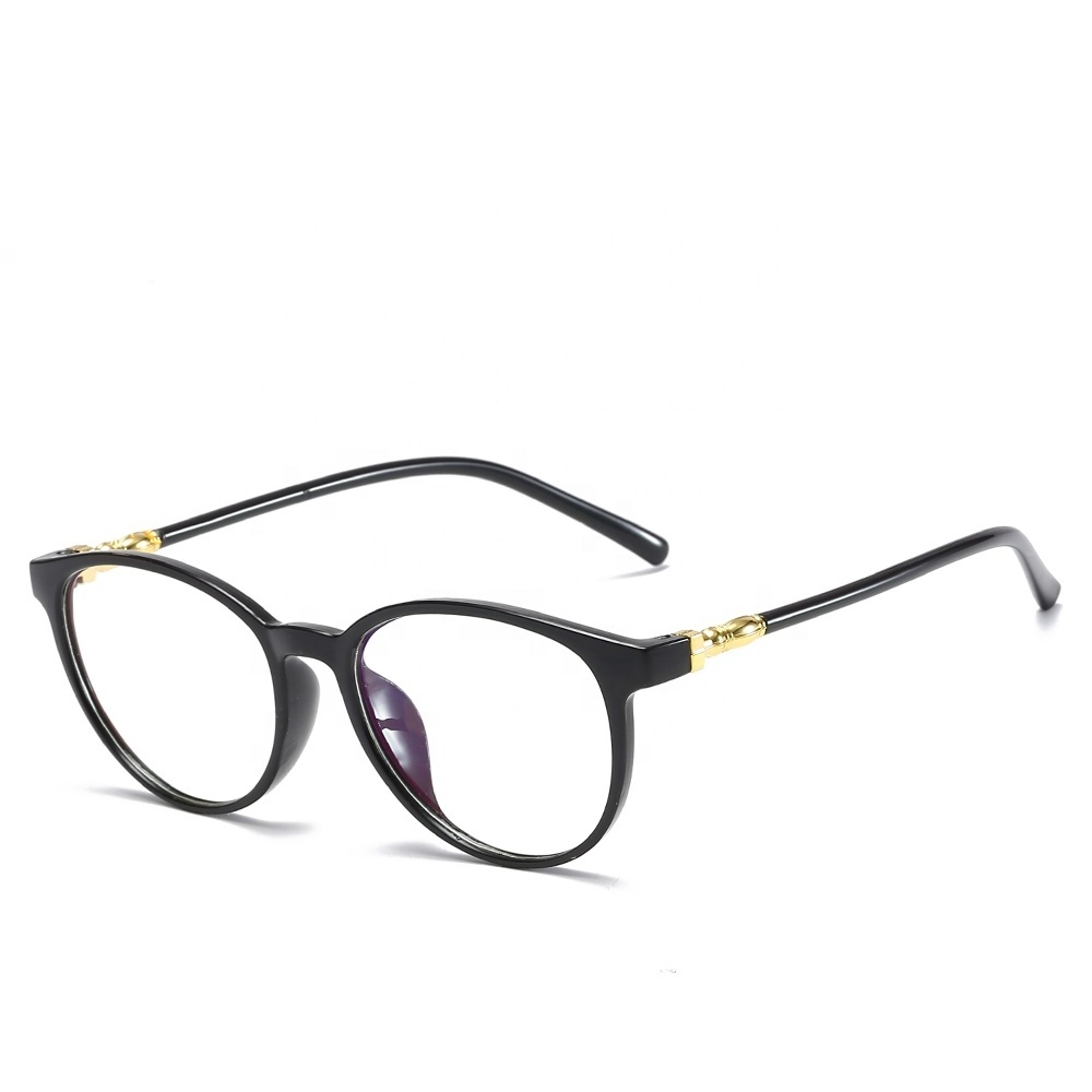 New fashion custom men retro frame transparent women optical frame glasses