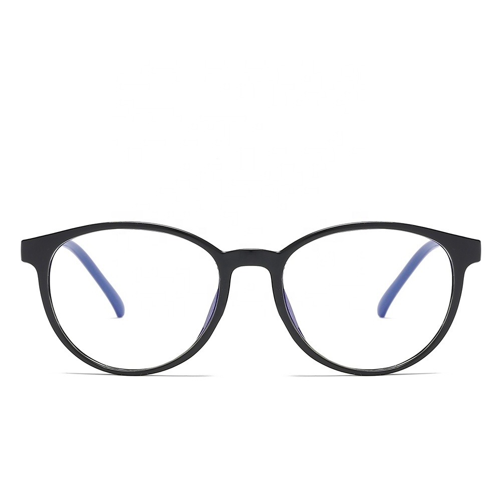 New fashion custom men retro frame transparent women optical frame glasses