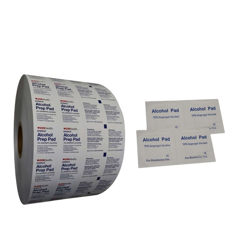 Pharmaceuticals Aluminum foil paper for disinfection wipes