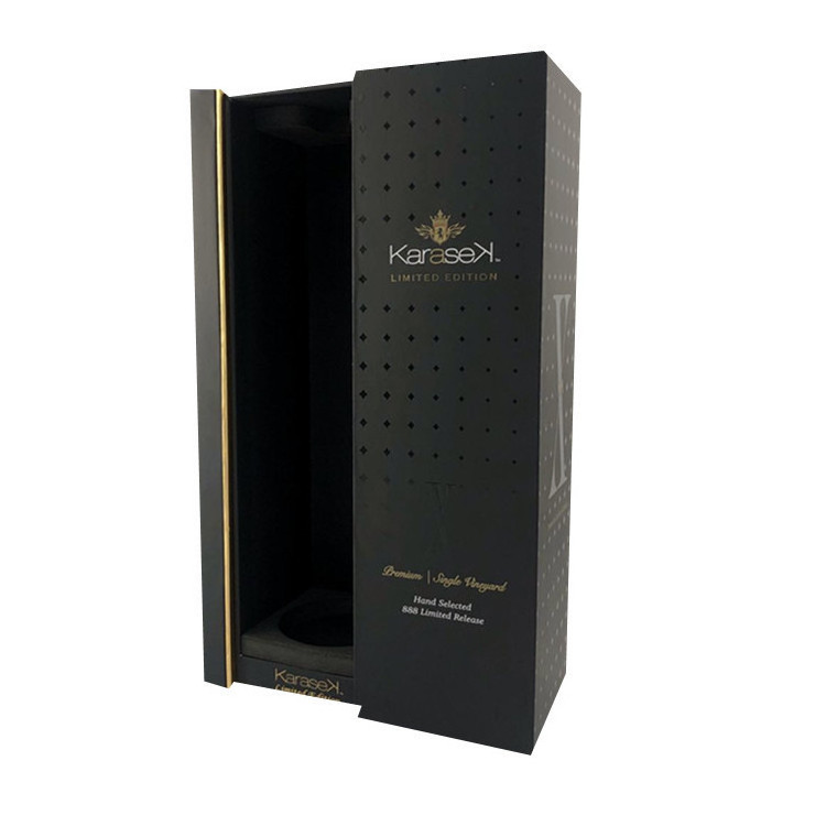 Prime branded luxury packing inserts wine mailer bottle shipping paper box