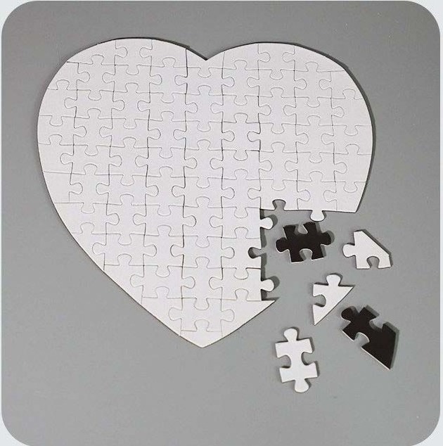 Custom printing A4 A5 blank small sublimation magnetic jigsaw puzzles