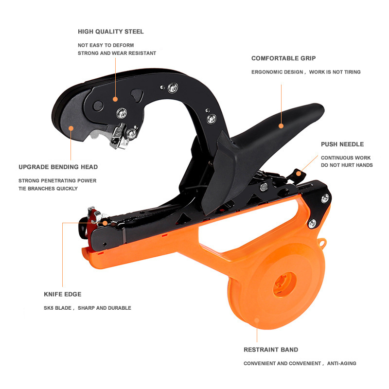 new tomato kiwi vegetable accessories blade nail special tape device binding vine grape binding machine grape tapener