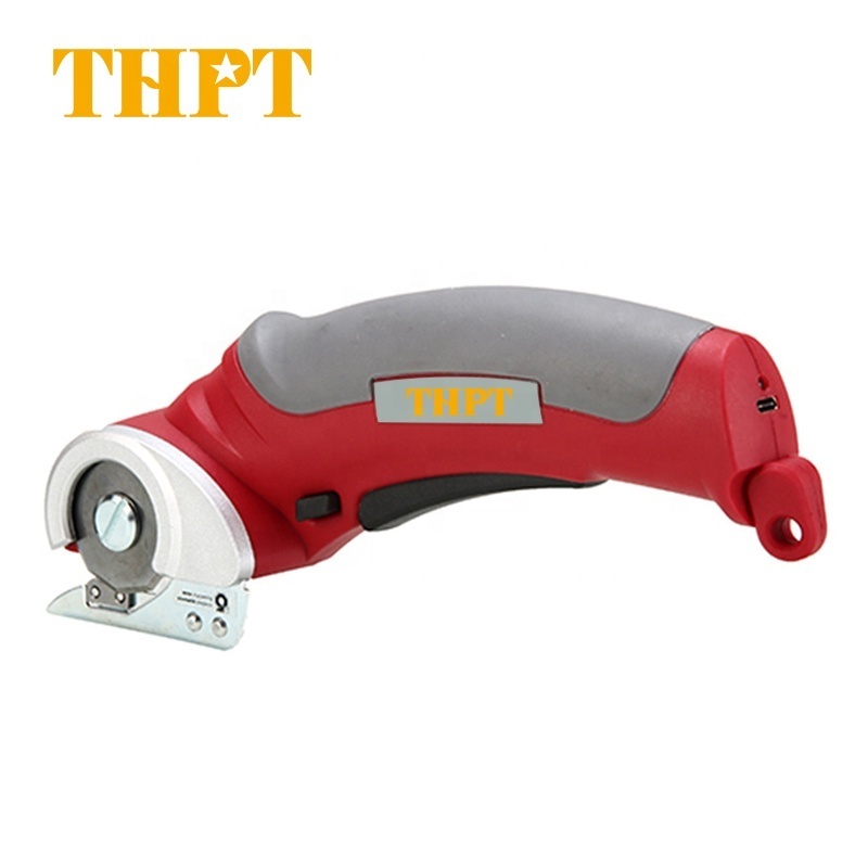 Hot Sale THPT ES6604 Cordless Stainless Steel Anti-slip Fabric Sponge Power Shears Electric Carpet of Scissors for Cutting Cloth