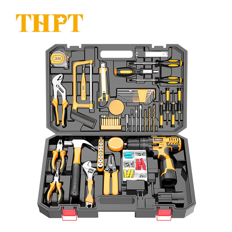 Hardware power combo kit cordless herramientas drill machine set other hand wrench Tool Box Set tools kit tool sets