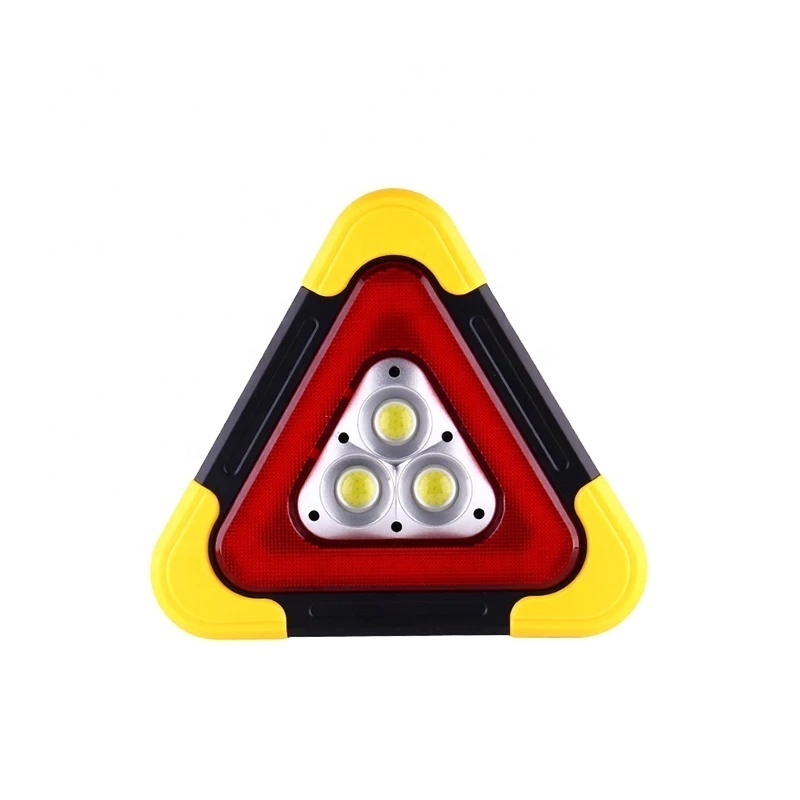 THTP Cob Lamp USB Rechargeable Road Light Mode Red Vehicles Emergency Reflective Triangle Led Flashing Warning Strobe Lights