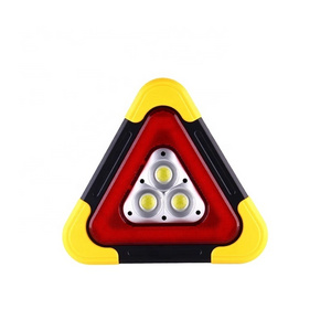 THTP Cob Lamp USB Rechargeable Road Light Mode Red Vehicles Emergency Reflective Triangle Led Flashing Warning Strobe Lights