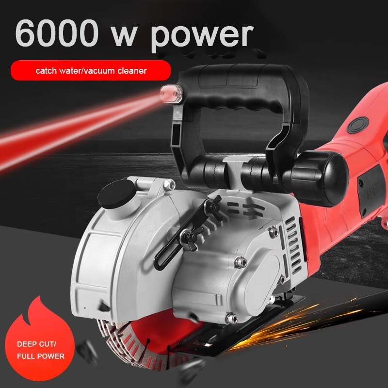 5500-6000W Factory Sale Portable Electric Power Tools Construction Concrete Steel Wall Grooving Machine