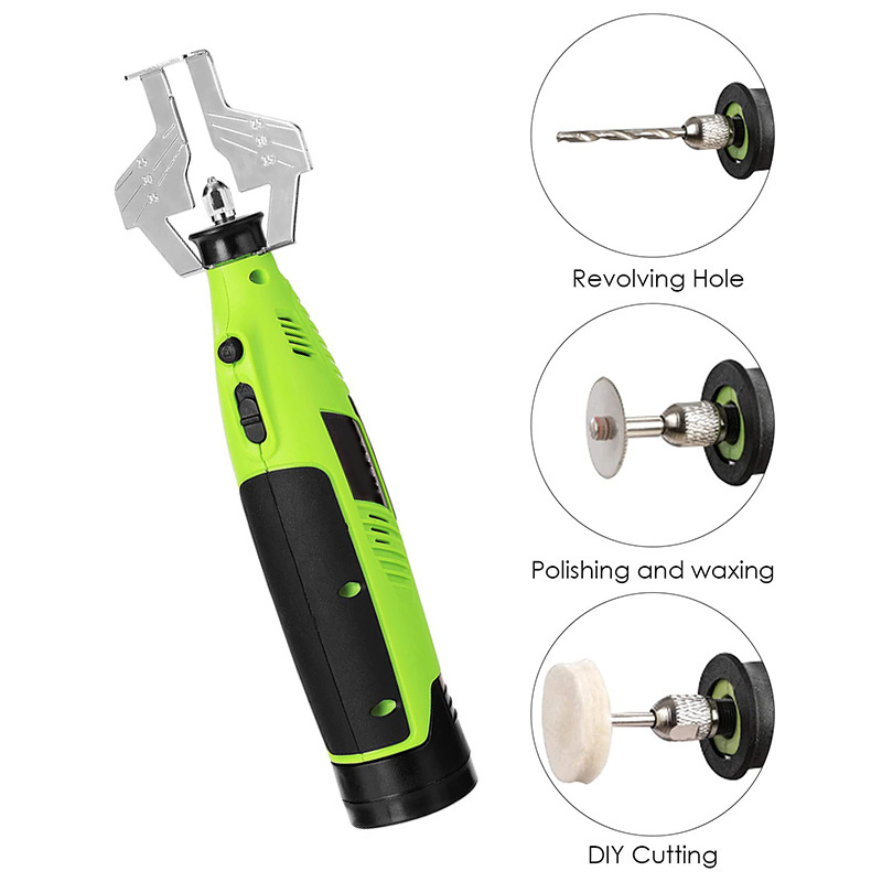 12V AC Wireless Battery Portable Multi-functional Mini Electric Rubbing Electric Grinding Machine Chainsaw Grinder Tool Set