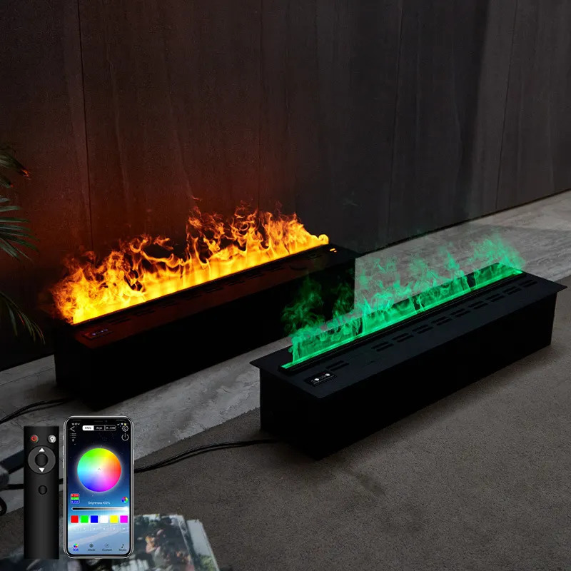 New Modern 3D water vapor fireplace