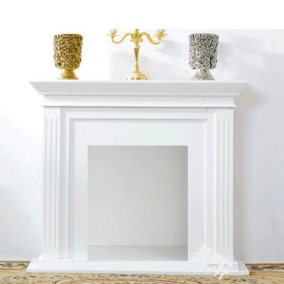 Hot Selling Modern Solid Marble Electric Fireplace With Heater