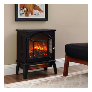 Classic Indoor Small European Home Stay Heater Wood Burning Fireplace