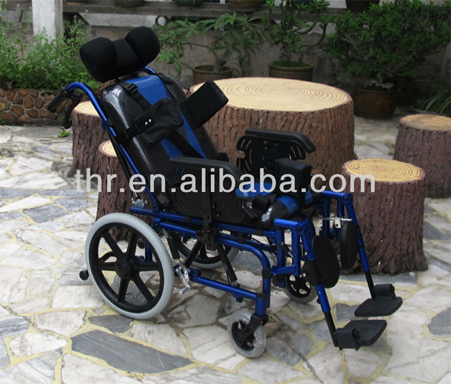 THR-CW958L Full-Reclining high backrest type Cerebral Palsy wheelchair