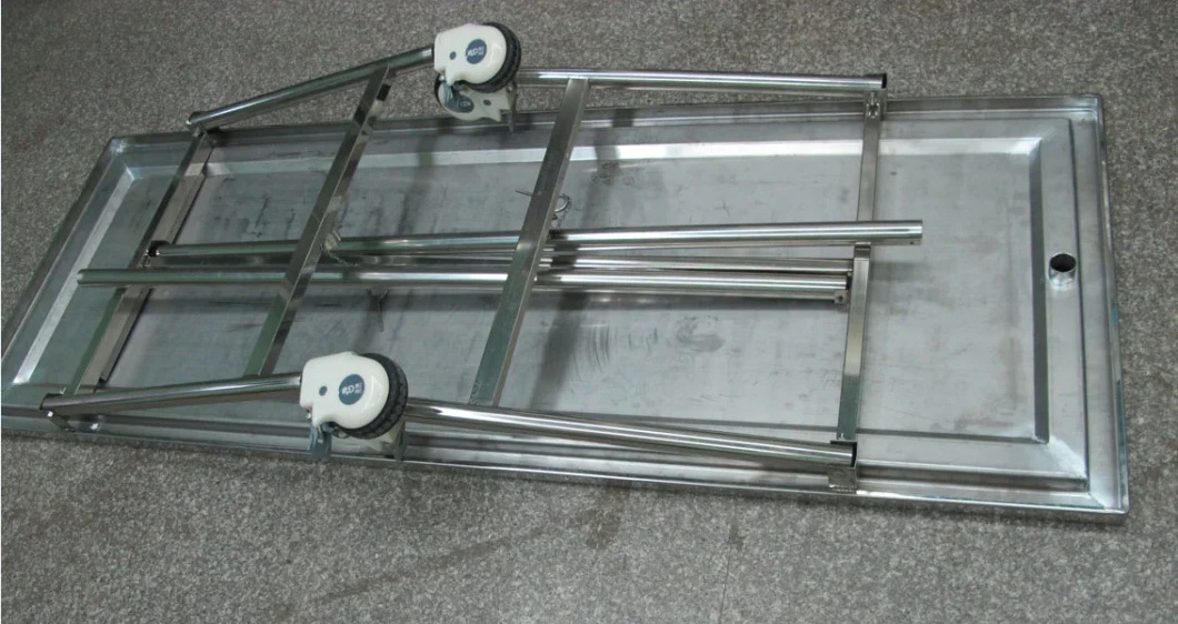 THR-104 Funeral Products Embalming Table Leg foldable/Autopsy table/Mortuary trolley