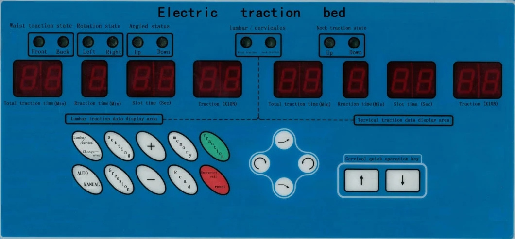 THR-TXZ-IV Hospital Multi-Functional Orthopaedic Traction Table Cervical & Lumbar Traction Bed