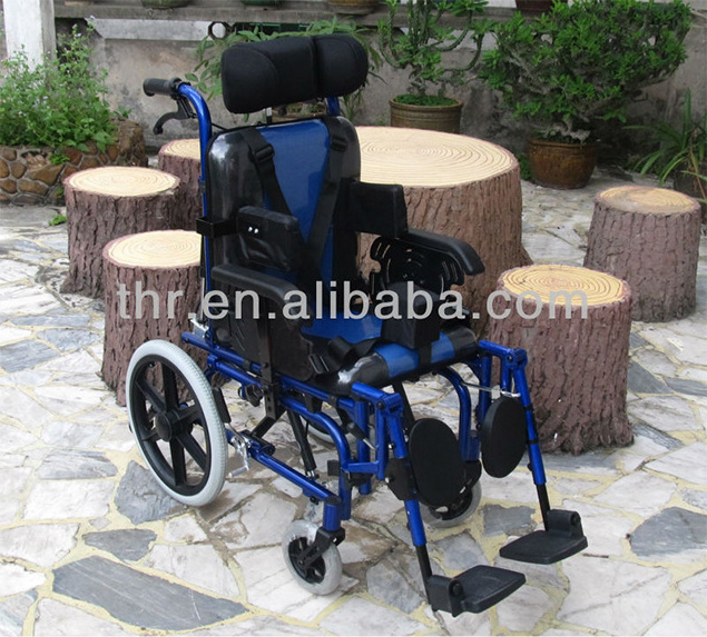 THR-CW958L Full-Reclining high backrest type Cerebral Palsy wheelchair