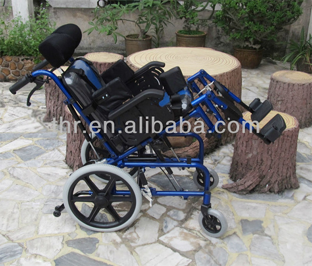 THR-CW958L Full-Reclining high backrest type Cerebral Palsy wheelchair