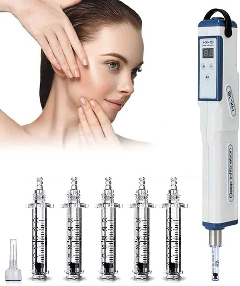 Hyaluronic Pen Electric Lip Plump Meso Gun with High Pressure Atomizer Beauty Tool for Anti Wrinkle Lip Lifting Wrinkle Remover