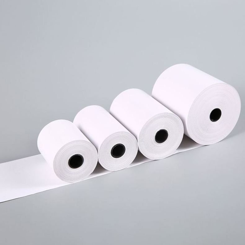 Direct Thermal Paper In Cheap Price Pos Receipt Paper 80mm 57mm Single Cash Register Paper Pos Machine 100% Wood Pulp