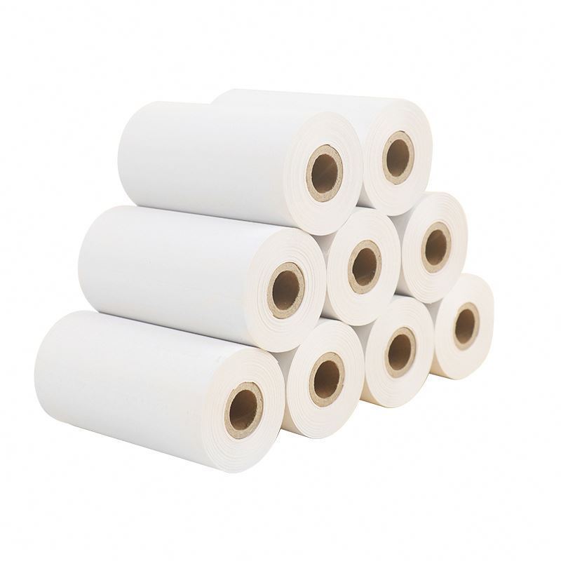 Direct Thermal Paper In Cheap Price Pos Receipt Paper 80mm 57mm Single Cash Register Paper Pos Machine 100% Wood Pulp