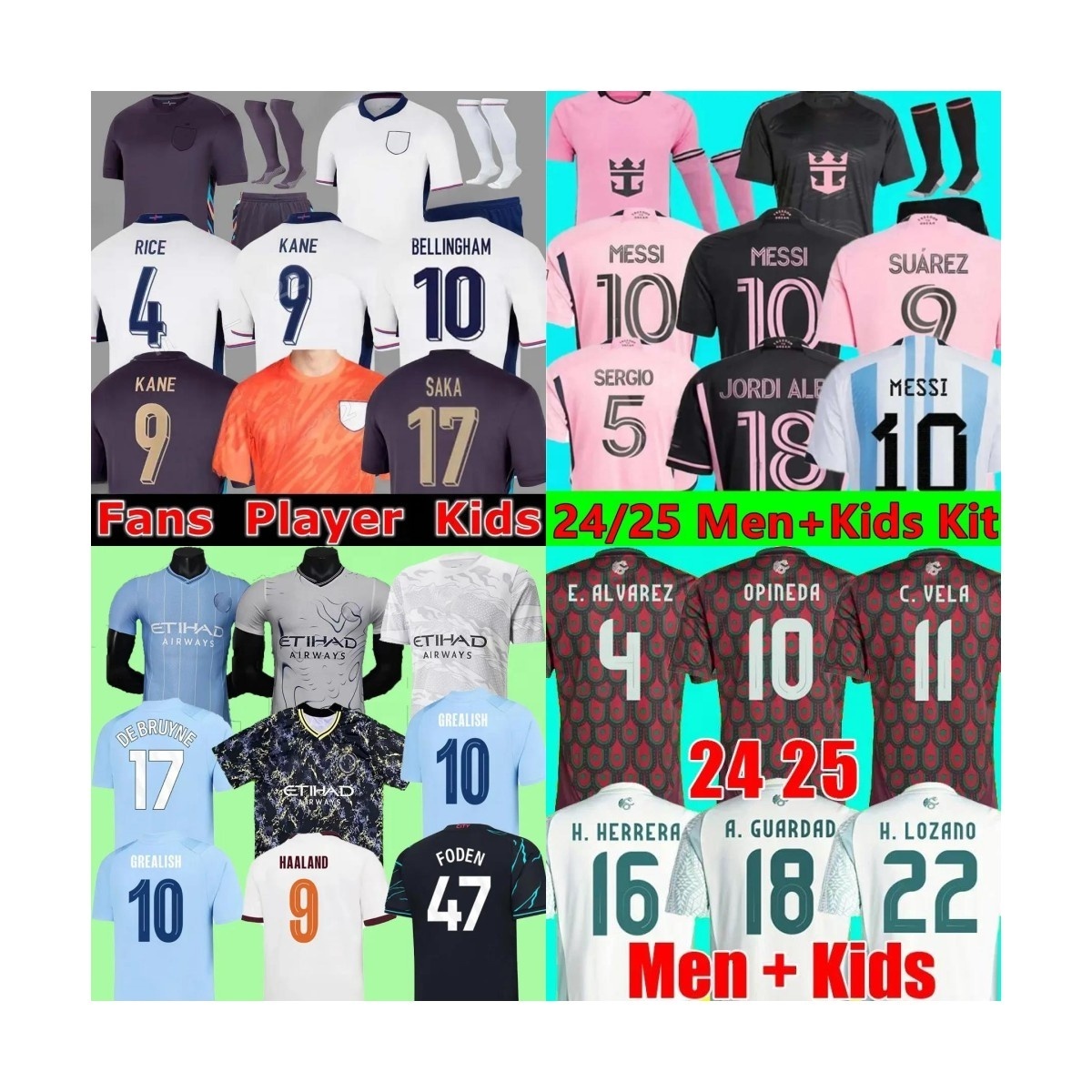 2024 camisetas de futbol New mexico model Wholesale Soccer Uniforms national team soccer jersey with best quality